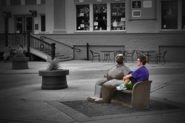 Haymarket bench